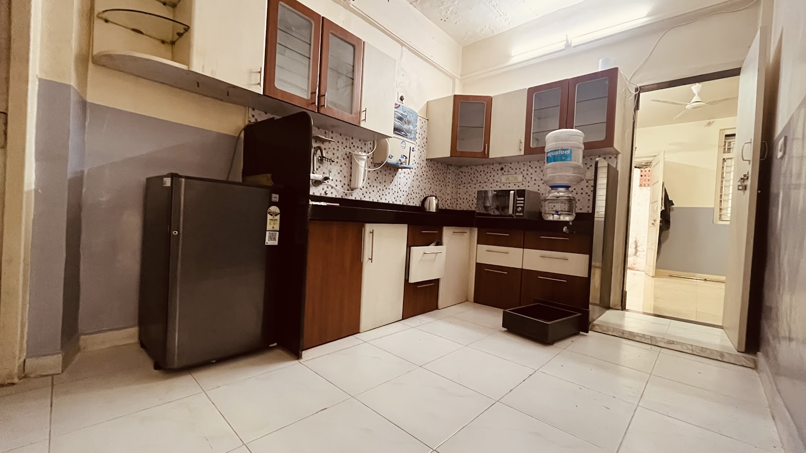 Full Modular Kitchen Pantry with Refrigerator & RO Water